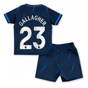 Chelsea Conor Gallagher #23 Udebanesæt Børn 2023-24 Kort ærmer (+ korte bukser)